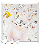 Etori Life46pcs/pack Good Life Duck Album decorative stickers Self-adhesive stickers for DIY student stationery notebook diary