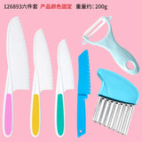 Wooden Cutter for Kids,Kid's Knife,Plastic Fruit Knives,Kids DIY Peeler Tools Kitchen Accessories 