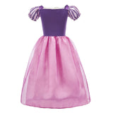 Fantasia de Princesa Rapunzel para Meninas – Cosplay Infantil para Halloween, Aniversário, Festa, Concurso ou Carnaval