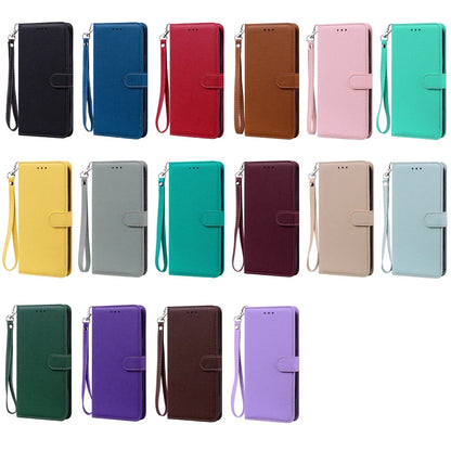 Funda de cuero de lujo con tapa para Samsung Galaxy A7 2018 (SM-A750F)