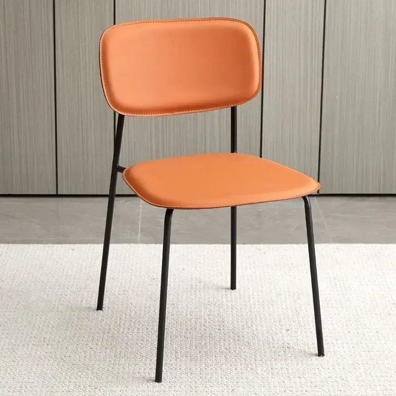 Modern Simple Household Transparent Dining Chair Backrest Single Person Leisure Net Red Table Plastic Chair Makeup Chairs  стул