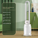 Household Bladeless Fan Wind Air Conditioner Cooling Fan Vertical Shaking Head Electric Fans Standing Fan with Remote Control