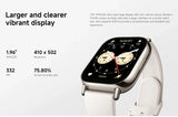Global Version Xiaomi Redmi Watch 5 Lite 1.96'' AMOLED display 18-Day Battery life Built-in GNSS 5ATM Bluetooth® calling