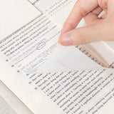 50 Sheets Creative Transparent PET Waterproof Sticky Note Pads Notepads Post-its for School Stationery Office Supplies