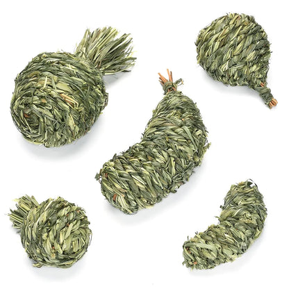 Small Animal Chew Toys For Ribbit Bunny Hamster Guinea Pigs Chinchillas Tooth Cleaning Molar Grinding Toys Samll Pet Supplies