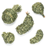 Small Animal Chew Toys For Ribbit Bunny Hamster Guinea Pigs Chinchillas Tooth Cleaning Molar Grinding Toys Samll Pet Supplies