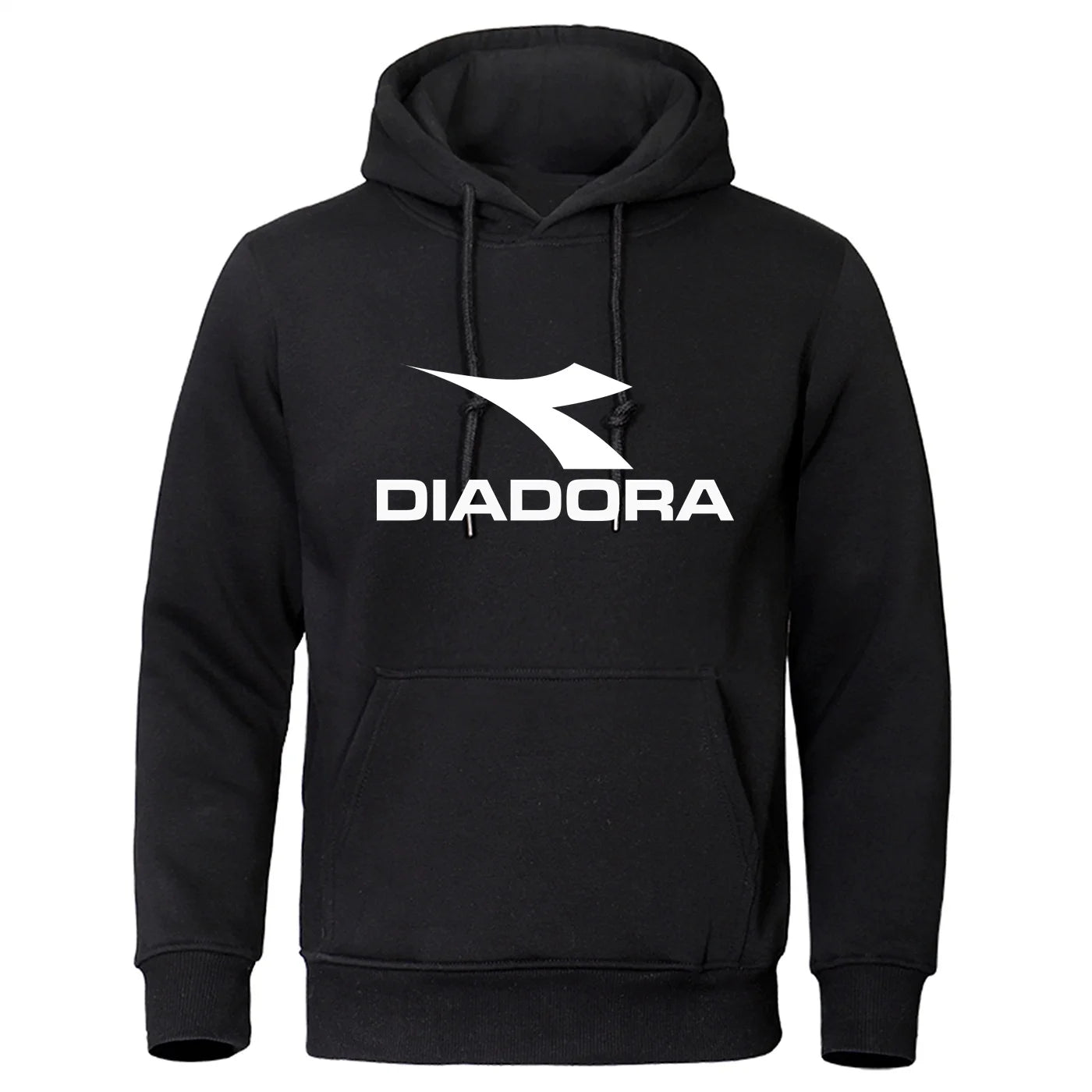 Diadora 2024 Trendy Fashion Casual Sportswear Comfortable Printed Loose Top Pullover Men's Hooded Sweatshirt Street Wear