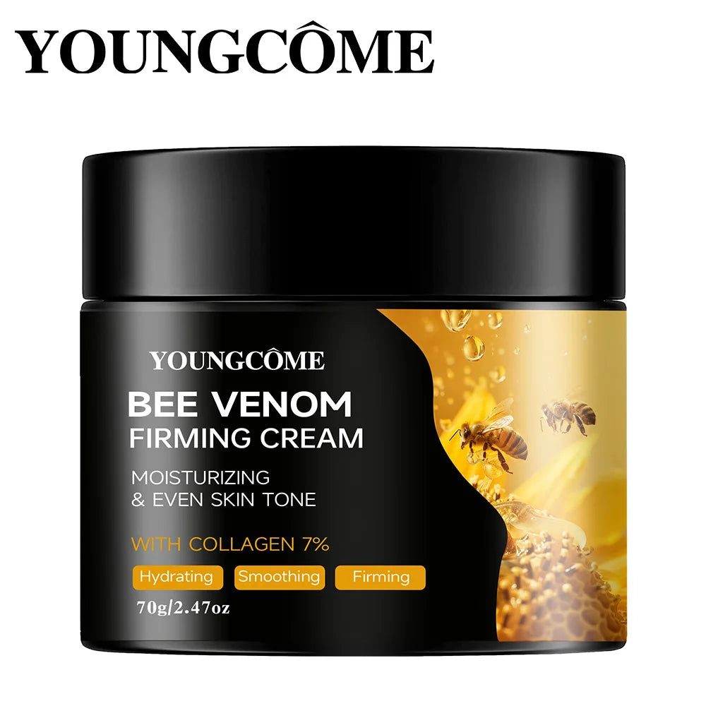 Premium Bee Venom Cream for Face & Neck - Collagen Boost, Skin Tightening, Natural Moisturizer for Sensitive Skin, Non-Greasy
