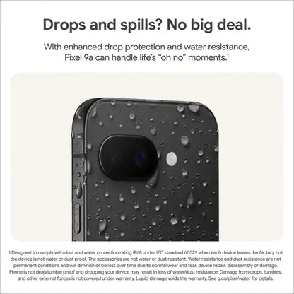 New Google pixel 9a, 6,3 inches, 1080x2424, POLED, 120Hz 5100mah. Google tsor G4 Titan m2, 8G RAM ,128/g smartphone