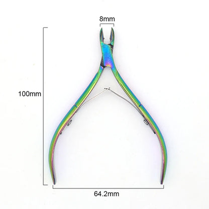 Nail Manicure Scissors Cuticle Cutter Nails Cuticle Nippers Dead Skin Remover Pedicure Stainless Steel Cutters Tools