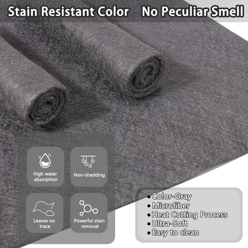 Paño de limpieza mágico grueso, paño de microfibra multiusos, reutilizable, para limpiar ventanas de coche, sin pelusa, para espejos de cocina. 