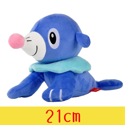 Peluche de Pokémon de alta calidad con etiqueta, dibujo animado de Pikachu, Charmander, Squirtle, Bulbasaur, muñeco de peluche, regalo para niños.