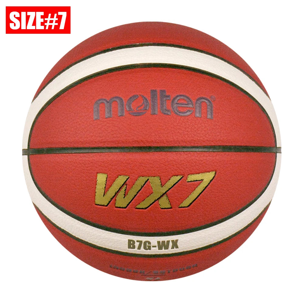 2025 Molten Basketball Official Size 7/6/5 PU Material Indoor Outdoor Men Ball Training Match Game Team Original Baloncesto