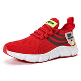 Men's Casual Sneakers Summer Breathable Sport Shoes Lightweight Outdoor Mesh Running Shoes Athletic Jogging Tennis Walking Shoes