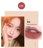 Korean Female Cosmetics Cute Makeup Matte Lipstick Care Lip Plumping Gloss Mud Tint for Lips Lipgloss Base Long Lasting Lip Dye