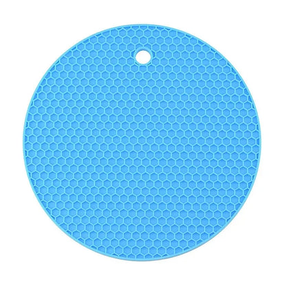 18/14cm Round Heat Resistant Silicone Mat Drink Cup Coasters Non-slip Pot Holder Table Placemat Kitchen Accessories Onderzetters