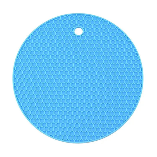 18/14cm Round Heat Resistant Silicone Mat Drink Cup Coasters Non-slip Pot Holder Table Placemat Kitchen Accessories Onderzetters