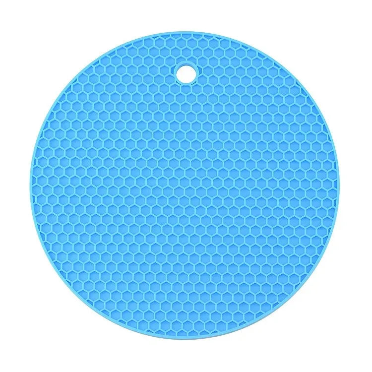 18/14cm Round Heat Resistant Silicone Mat Drink Cup Coasters Non-slip Pot Holder Table Placemat Kitchen Accessories Onderzetters