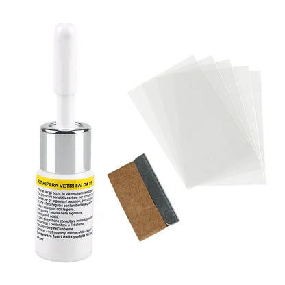 Líquido reparador de grietas en parabrisas de coche, herramienta nano para reparar vidrios, parabrisas de coche, arañazos en cristales, agente restaurador de grietas 