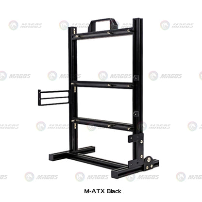 Aluminum Fully Open Case Frame Support ITX / MATX /ATX Motherboard,Vertical Computer Housing PC Water Cooling Gamer DIY Cabinet