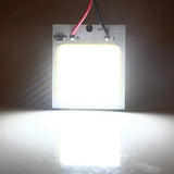 4X T10 C5W Car Led Cob 16/24/36/48SMD White Parking Bulb Auto Interior Wedge Reading Lamp Door Dome Festoon License Plate Light