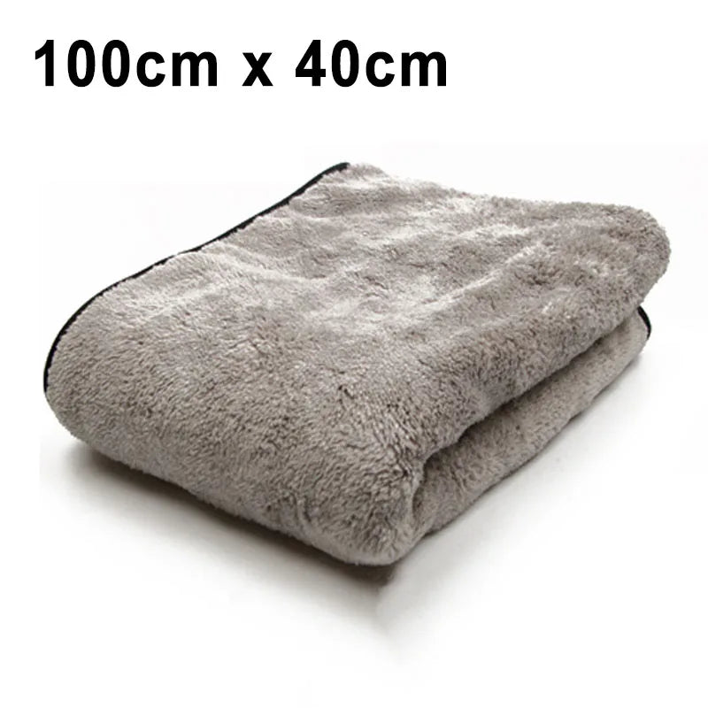 Toalla de microfibra para lavado de autos SEAMETAL, súper absorbente, para limpieza y secado de autos, paños multifuncionales para accesorios de lavado de autos.