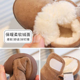 Winter Baby Girl Shoes New Toddler Snow Boots Children Infant Plush Warm Kids Short Boots Boys Cotton Shoes Size 15-24