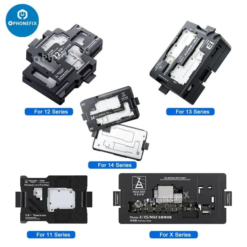 Qianli iSocket Motherboard Test Fixture For iPhone 12 13 Pro Max 14 15 Logic Board Middle Layer Radio Frequency Function Tester