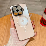Luxury AG Frosted Non-Slip Magnetic Phone Case For Xiaomi 14 15 Ultra 15S 15T 14T 17 Pro Max For Magsafe Wireless Charge Cover