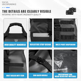 SOYAVISION 20L 50L 70L 80L 100L Motorcycle Waterproof Tail Bag Travel Outdoor Luggage Bag Motorcycle Seat Bag