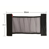 Car Back Rear Trunk Storage Mesh Fixed Straps Car Interior Organizer Extinguisher Storage Net Seat Back Fixing Bag
