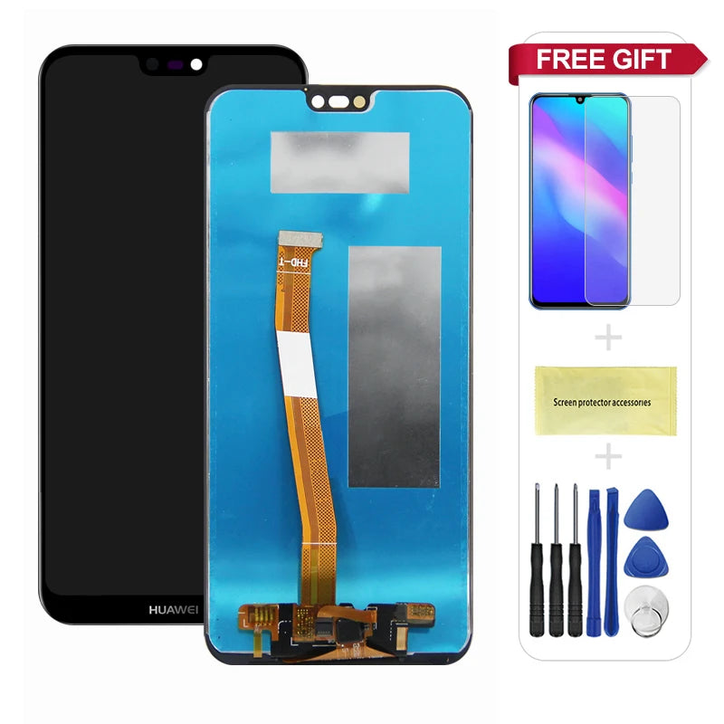 5.84" For Huawei P20 Lite LCD Display Touch Screen Digitizer For Huawei Nova 3e LCD ANE-LX1 ANE-LX2 Display with frame Replaceme