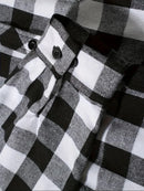 Camisa a cuadros con capucha de moda juvenil para hombre, camisa de manga larga ajustada, camisa informal de viaje para parejas, camisa deportiva para hombre, chaqueta