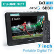 LEADSTAR D7 Portable TV DVB-T2 ATSC ISDB-T tdt DTT 7 inch Digital Analog mini small Car TV Television Support TF MP4 H.265 AC3