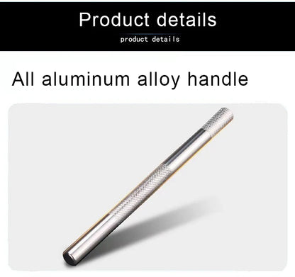 Non-Slip Metal Scalpel Knife Tools Kit Paper Cutter Engraving Craft Knives +5pcs Blades Mobile Phone PCB DIY Repair Hand Tools