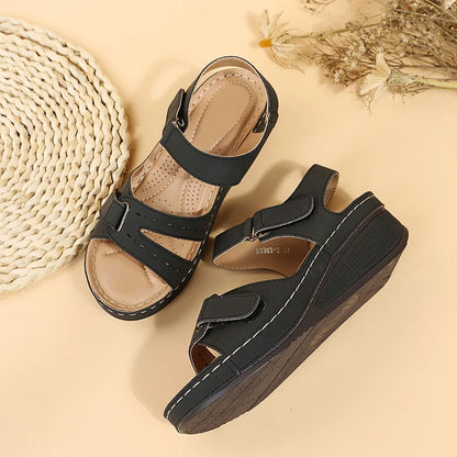 Sandalias de verano para mujer, sandalias romanas vintage, zapatos de playa antideslizantes a la moda para mujer, zapatos de punta abierta para caminar para mujer, zapatos para mujeres