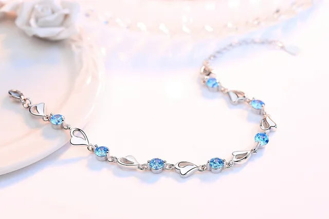 925 Sterling Silver Chain Bracelets for Men Women Braided Rope Male Fashion Jewelry High Quality New 4mm 