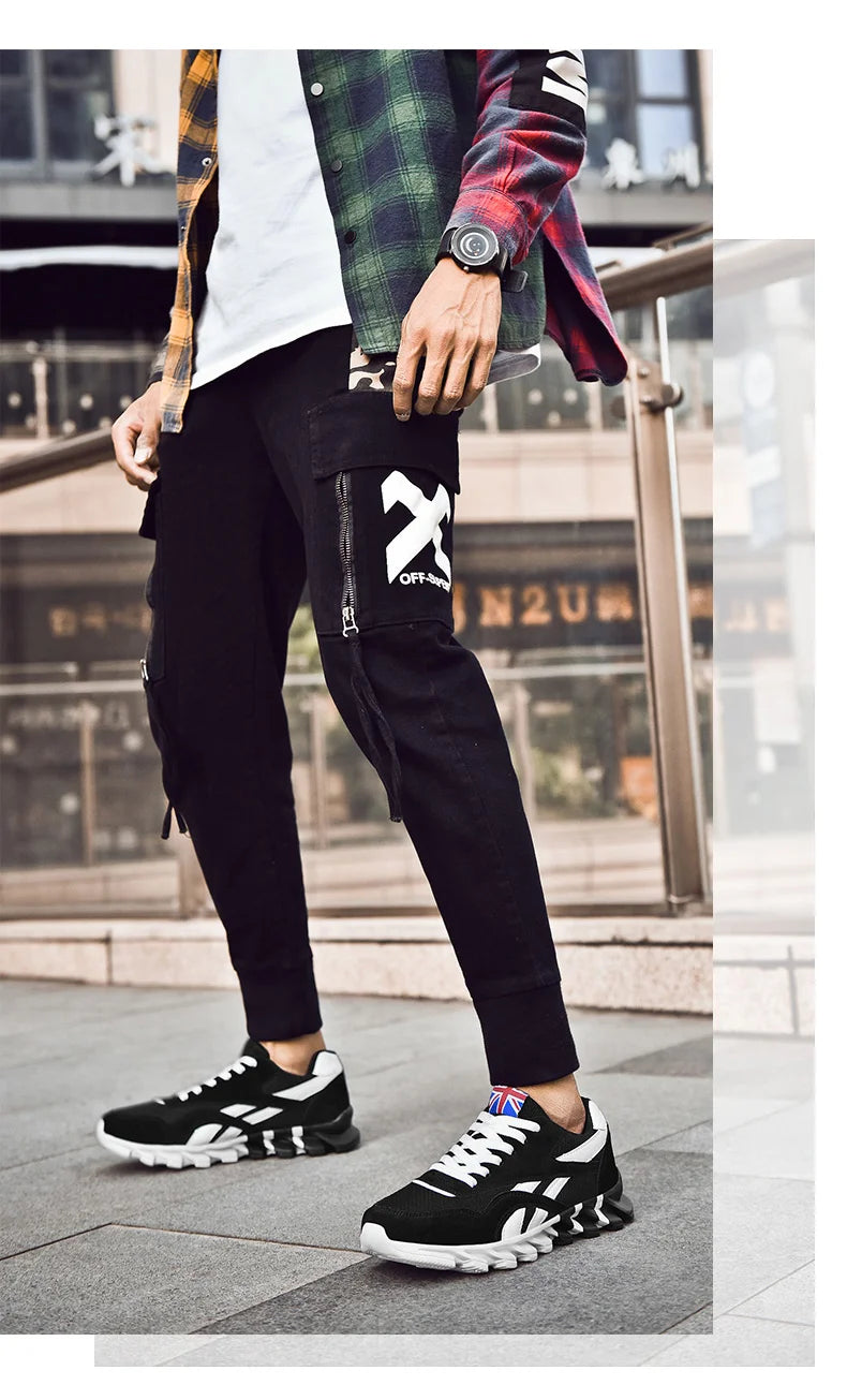 Men's casual sports shoes, outdoor lightweight walking sports running shoes, comfortable high-quality men's tennis shoes