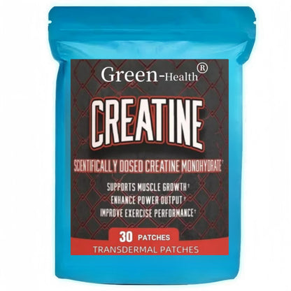 30 Patches Creatine Monohydrate Transdermal Patches Support Lean Muscle Growth, Recovery & Performance