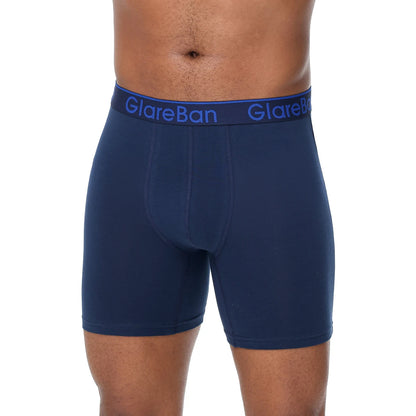 4pcs Set Mid-Long Boxer Shorts Men's Underwear Cotton Breathable Male Underpants for Men Homme Boxershorts Slips Soft Panties