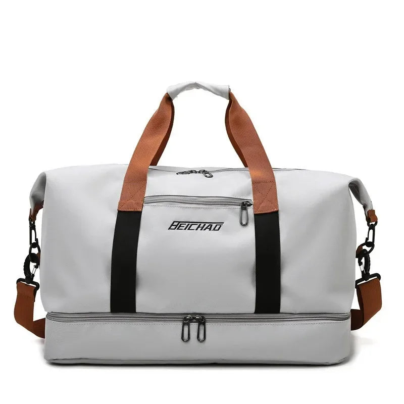 Bolsa de gimnasio de viaje, equipaje de corta distancia, bolsas de fitness portátiles, bandolera, bolso de pecho, bolso de mano, bolso de mano, bolso de fin de semana