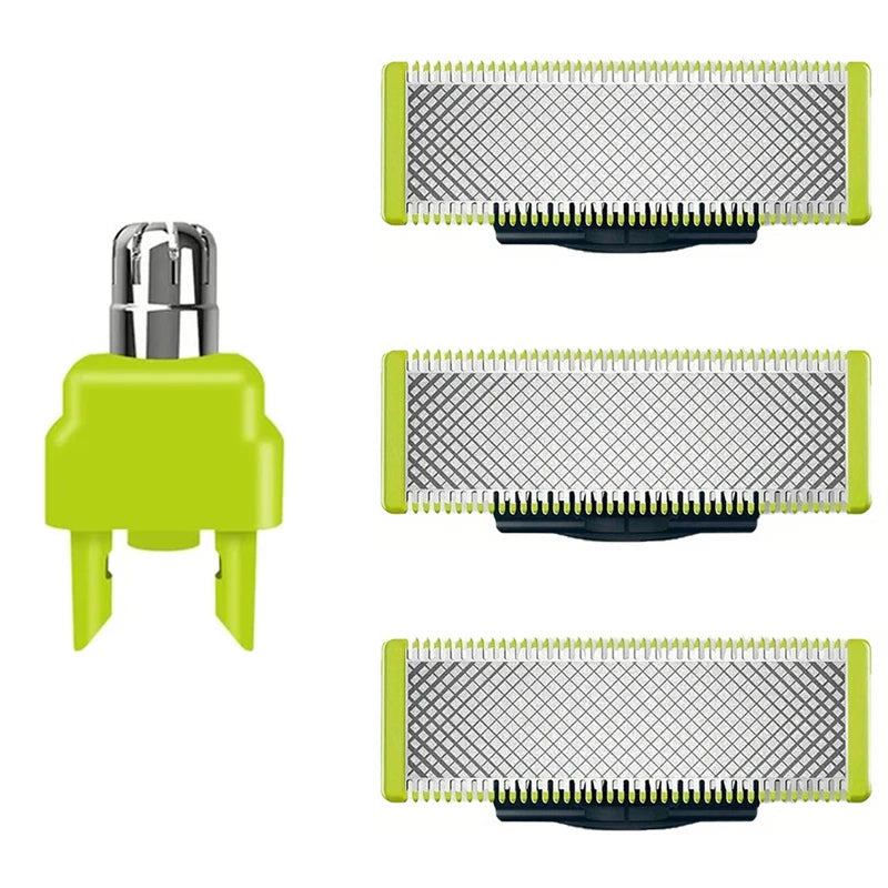1-10PCS Shaver Replacement Blade Trimmer Replacement Heads for OneBlade QP2520 QP2515 QP2630 QP6510 QP6520 QP6530 Holder