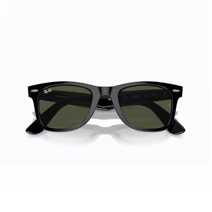 RayBan original Classic RB2140 2140F WAYFARER Square sunglasses Glass lenses, glossy frame, UV Protection Premium Eyewear in box