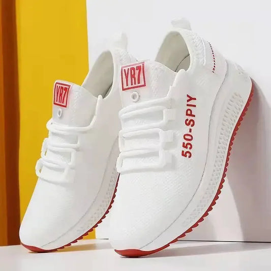 New women's foreign trade leisure sports shoes, mesh breathable Korean style trendy shoes