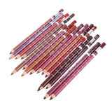 Professional Wood Lip liner Waterproof Lady Charming Lip Liner Soft Pencil Makeup Women's Long Lasting Cosmetic Tool 28Color