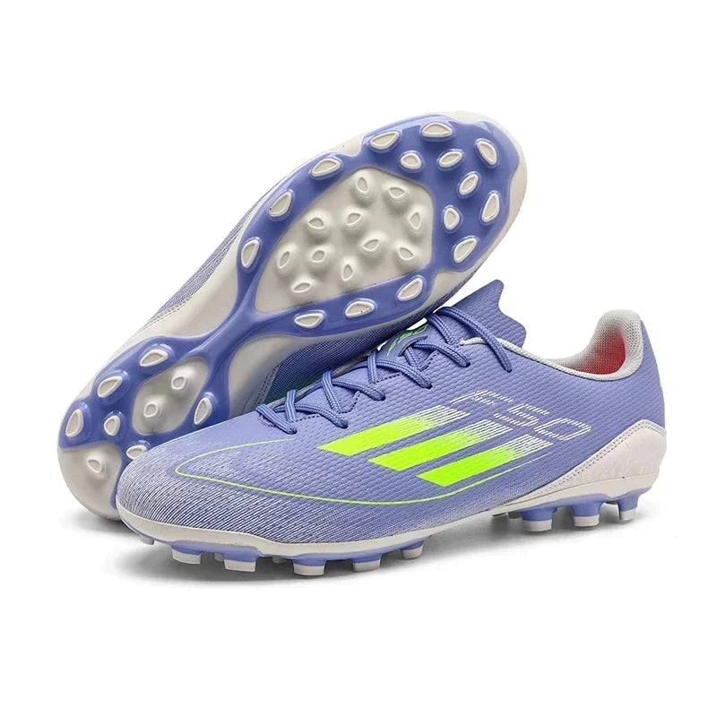 New Men Soccer Shoes Match Ultralight Breathable Football Boots Long Spikes Sneakers Indoor Cleats Training Drop Shipping