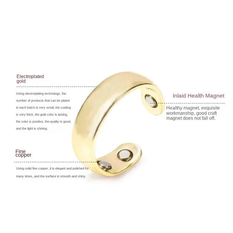 Anti-Snoring Ring - Magnetic Acupressure Device for Quiet Sleep | Stop Snoring Naturally & Improve Sleep Quality