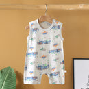 New 2025 Soft and Lightweight Cotton Baby Crawling Clothes for Boys Girls Aged 1-20 Months Children Romper Kids Homewear