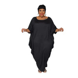 Vestido longo irregular de praia para férias feminino, vestidos plus size, elegante festa clube maxi, streetwear solto, roupas casuais