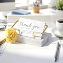 Marble Business Card Holder Organizer Desktop  Name Card Display Stand Table Memo Pad Cards Storage Shelf Office Supplies